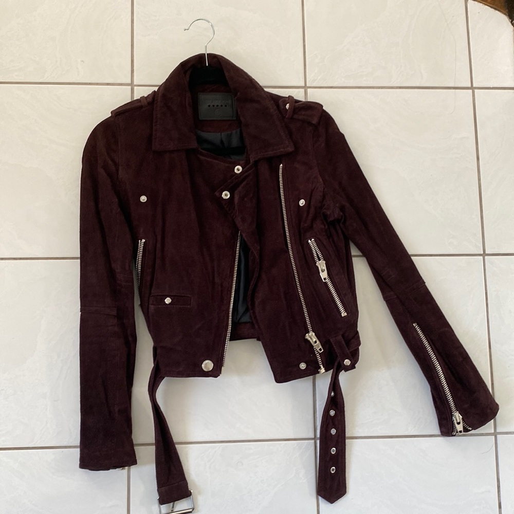 BLANKNYC Suede Moto Jacket